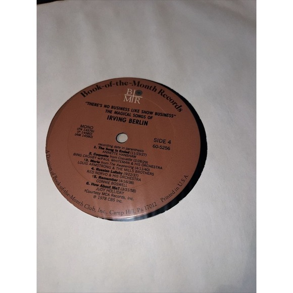 The Magical Songs Of Irving Berlin 1978 Vintage Vinyl Record Box Set 4xLP - Picture 6 of 11